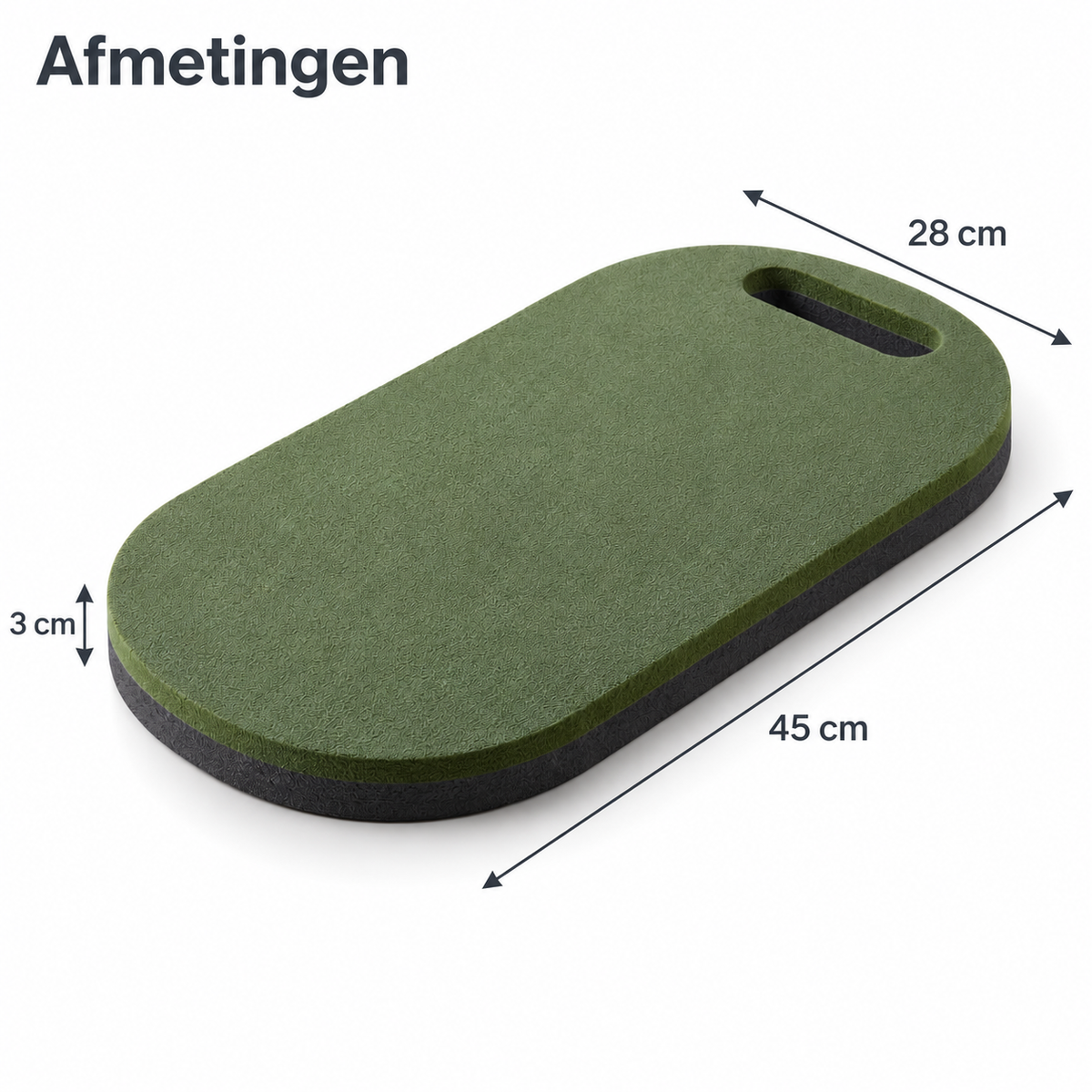 Dubbelzijdige tuinkniemat