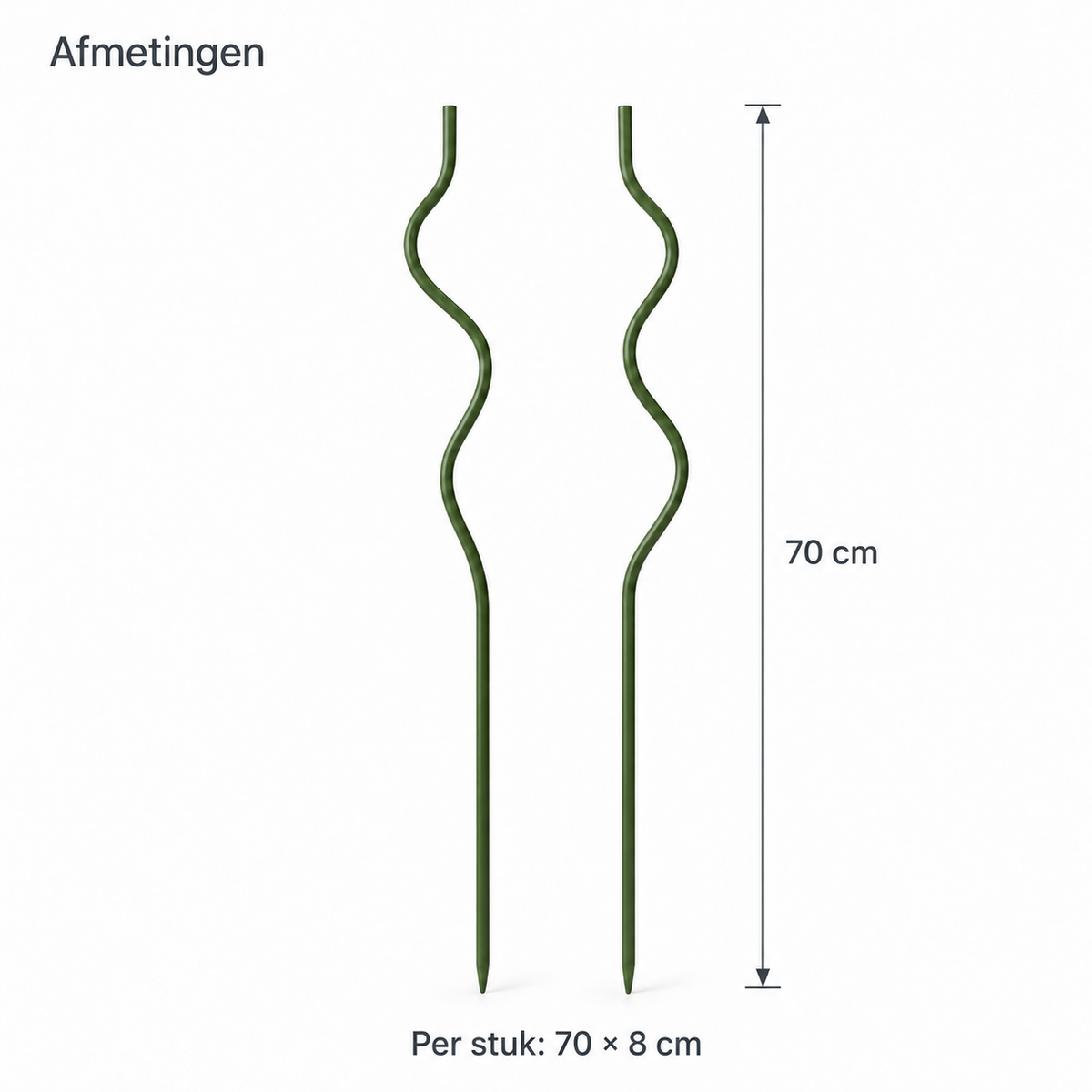 Golvende plantensteunen (set van 2)